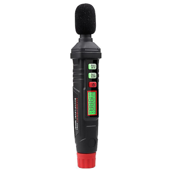 Profesjonelt lydnivåmåler, digital desibelmåler for volummåling (30 dB - 130 dB)