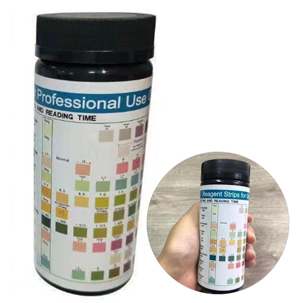 100 stk Urinanalyse Reagensstrimler Urin Keton Anti Vc Interferens Kroppsfett Analyse PH Papirstrimmel