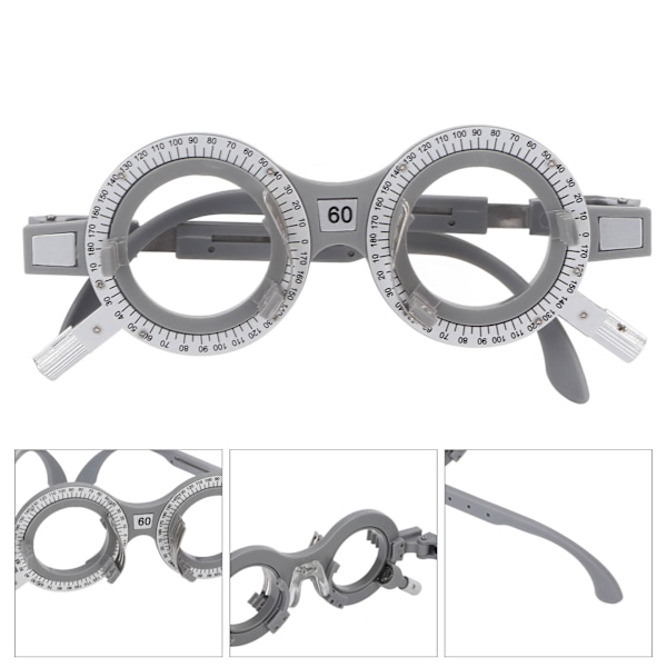 Optiikka-testikehykset Ammattimainen säädettävä testikehys optikkoille sairaaloille kouluille Pupilliväli 60 mm/2,4 tuumaa