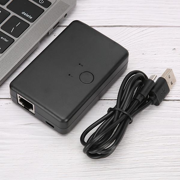 Switcher Portable Network Converter 2-in-1-Out Engineering Plastic Shell Mini Desktop