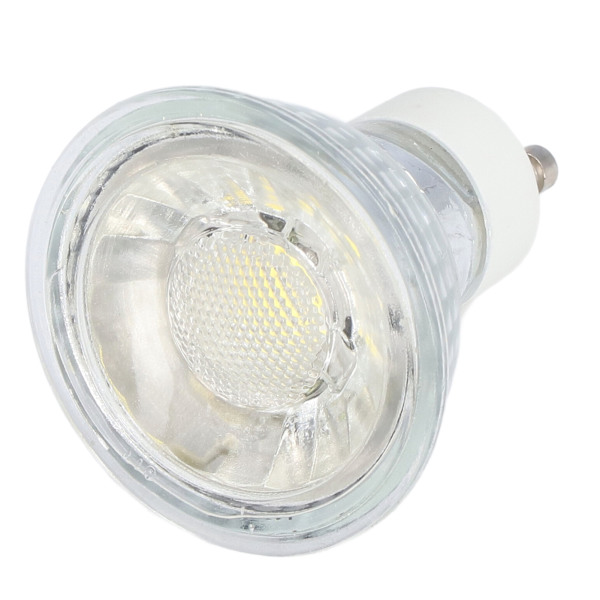 GU10-pære 5W LED COB-lampe Lysstyrke Justerbar Spotlampe til Kontor i Soveværelse 220VPure Hvidt Lys 6000K