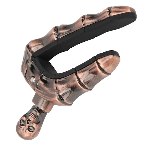 Skull Guitar Capo Justerbar Spænding Tilbehør Dele til Folk Akustisk Guitar Ukulele Bronze