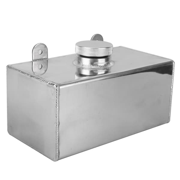 【NX】Aluminium forrudevaskerflaske 2L poleret intercooler spraytank Universal bildele