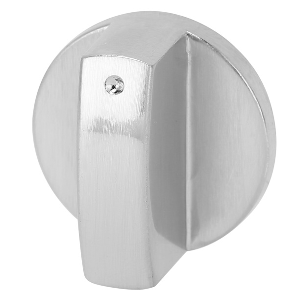 8mm Spisknopp Zinklegering Universal Köksugn Spis Kontrollrattsratt Adapter Silver