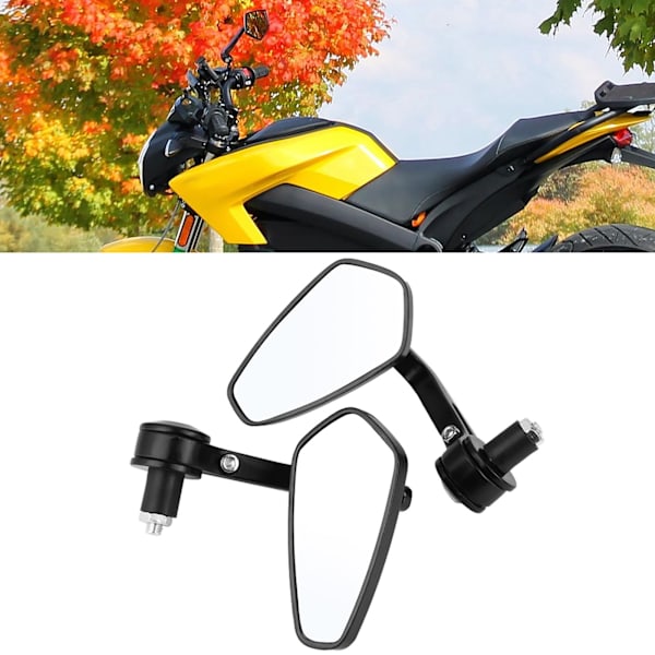 2 stk Universal Motorcykel 7/8\" Styre Aluminium Bakspejle