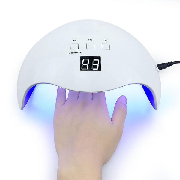 UV-kynsilamppu 48w kynsilakkakuivain sormen- ja varpaankynsigeelipohjaisille kynsilakkaille, kannettava ammattimainen salonkikynsienhoitolamppu EU Plug
