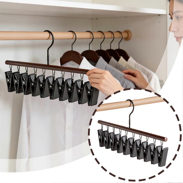 Tørrestativ til tørresnor - Robust pladsbesparende design til tørring af bh'er, håndklæder og andre fornødenheder med stærk bæreevne 2pcs