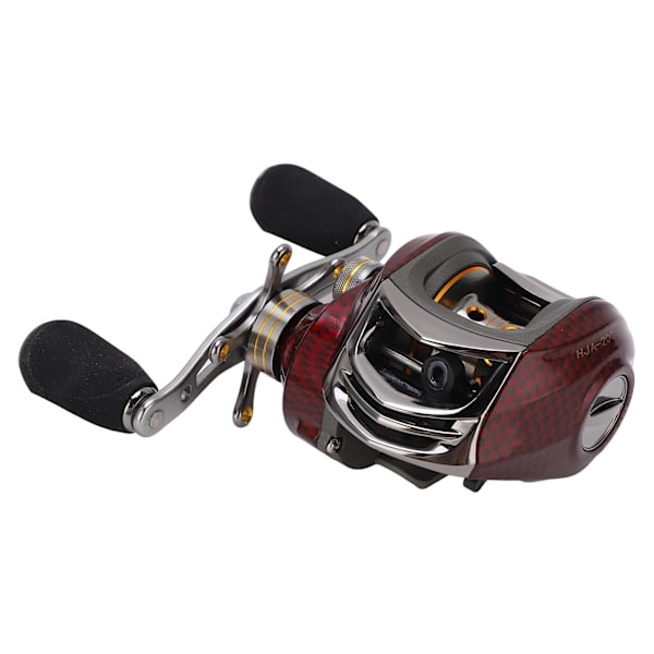 Baitcasting-kela Metal Dual Brake Baitcast Kalastuskelan Magneettinen jarrujärjestelmä kalastusvavan Oikean käden kela