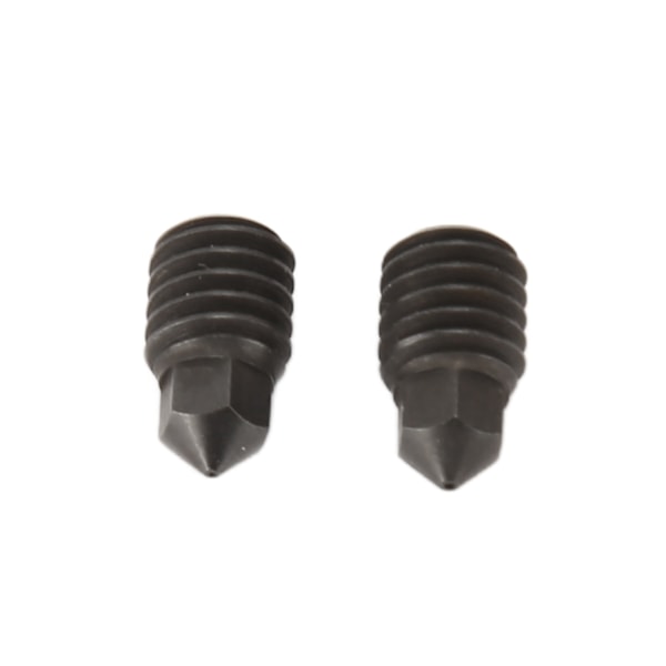2st Hotend-munstycke för Bambu Lab X1 0,2 mm 0,4 mm härdat stål 3D-skrivare stålmunstycke för reparationsbyte