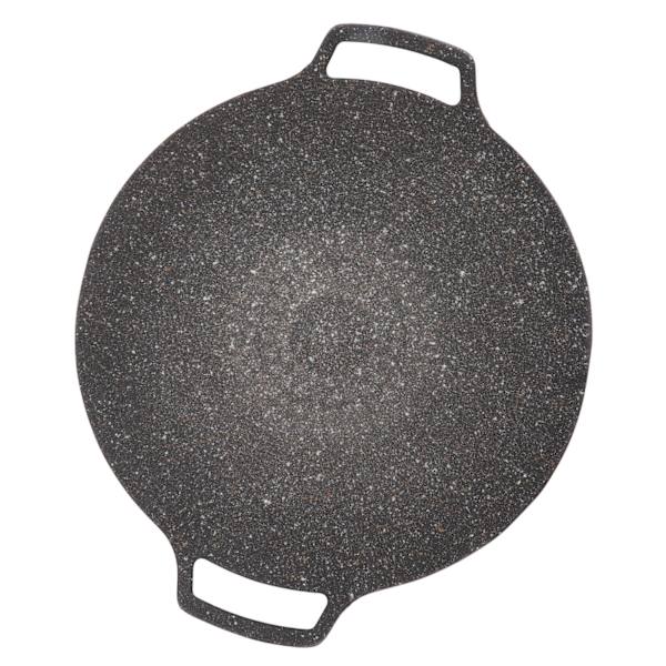 Koreansk BBQ-tallrik Barbecue Grill Non Stick Cirkulär Stekpanna för Hem Utomhusspis Universal Typ 33cm