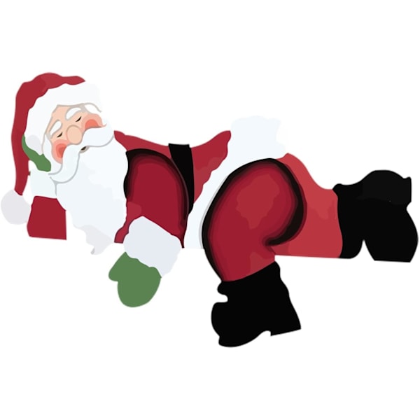 Jul Hjemindretning Jultema Julemand Snemand Havehegn Topper Ornament Ferie Hængende Dekoration Gave