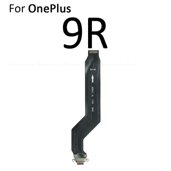 För Oneplus 3 3t 5 5t 6 6t 7 7t 8t 9 9r 8 Pro Type C USB Laddningsport Dockanslutning Flexkabel Ersättningsmonteringsdelar For OnePlus 9R