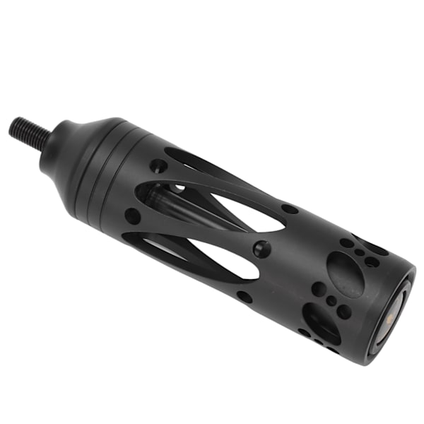 Bågskytte Båge Stabilisator Aluminiumlegering Compound Stötdämpare Vibrationsdämpare Svart