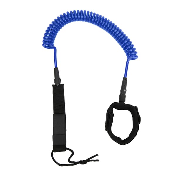 Surfbræt Leash 10in Justerbar Ankelrem Design Havvand TPU Rustfrit Stål Hardware Paddle Board Leash Blå