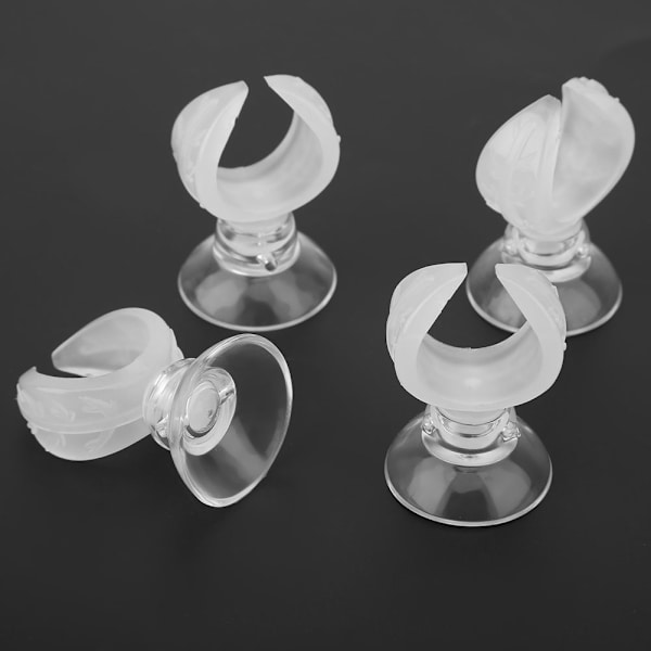 Akvarium Fiskedam Sugkop Clips Luftledning Slangeholder Klemmer (hvid indre diameter 17,6 mm)