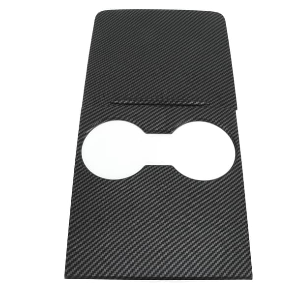 2 stk. Senterkonsoll Vannbegerpanel Dekselutskifting for Tesla Model 3 Y 2021‑2023 Karbonfiber Stil