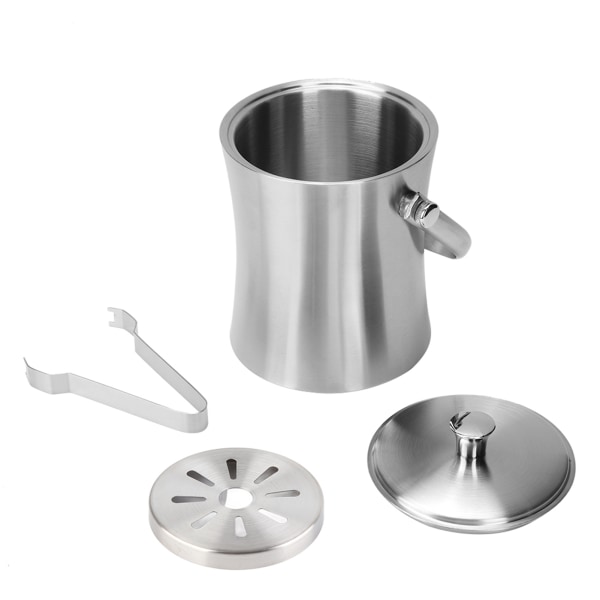 1L Household Stainless Steel Ice Bucket Container Beer Champagne Barrel Bottle Wine Utensils