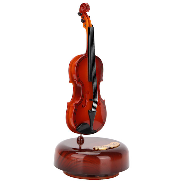 Gitarr Musikkasse Ornament Klassisk Instrument Dekor med Stativ for Hjem Vin Skap Dekorasjon Gave