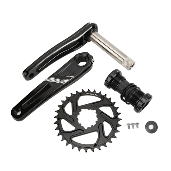 MEROCA 32T Direct Mount Mountain Bike Veivsett Hul Integrert Veivsett med Bunnbrakett og Kjedekrans for GXP