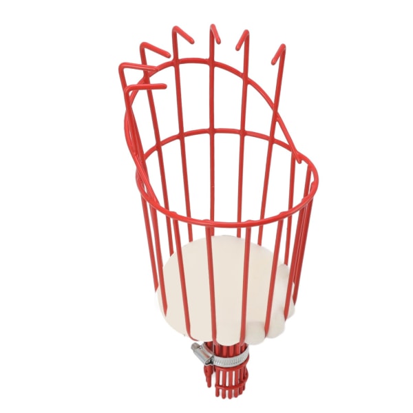 Fruit Picker Basket Iron Fruits Harvester Basket with Cushioned Foam Pad Prevent Bruising Fruits Picking Tool for Home