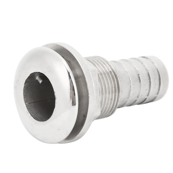 Marine båd gennem skrogkoblingskobling Rustfrit stålslange Svanstapp Marine hardware 3/4 tomme