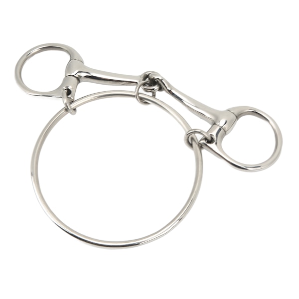 125 mm rostfritt stål häst mun bit 5 tum häst bits utomhus träning Lös ring