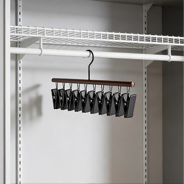 Tørrestativ til tørresnor - Robust pladsbesparende design til tørring af bh'er, håndklæder og andre fornødenheder med stærk bæreevne 2pcs