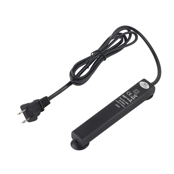Mini Turtle Tank Värmestav Fish Tank Värmare Aquarium Vattentermostat (US-kontakt 110-120V 25W)