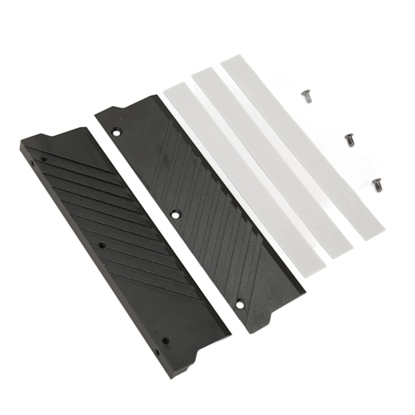 Minne RAM kylfläns MEO PMOAB G Aluminiumlegering Minne RAM kylare DDR5 kylfläns för dator Vattenkylningssystem Svart
