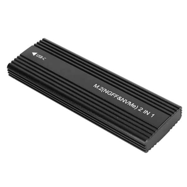 NVMe SATA SSD-hölje Dual Protocol 10Gbps aluminiumlegering typ C SSD-hölje för M.2 NGFF 2230 2242 2260 2280