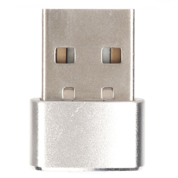 Mouse Jiggler 2 lägen Håll skärmen aktiv Switch-knapp Plug and Play Mini Mouse Shaker för spelmötespresentation Silverfärg