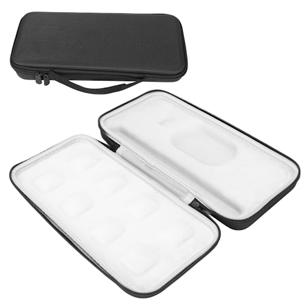 Tangentbordsfodral Svart Grå Trådlöst lysande tangentbord EVA Vattentät Bärbar Reseförvaringslåda för Logitech MX Keys Mini