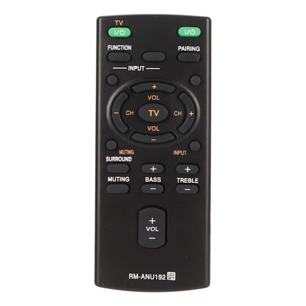 RM ANU192 Soundbar Fjernbetjening Udskiftning til SUB RM ANU191 SACT60BT SS WCT60 SSWCT60 HT CT60BT HTCT60BT SA CT60BT