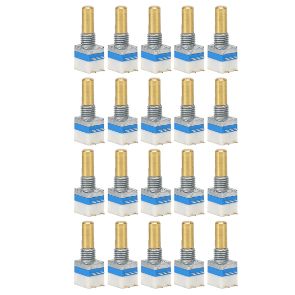 20 st 3107 Volymknappar Walkie Talkie Aluminiumlegering Passar för UV5R BF‑888S TK3107