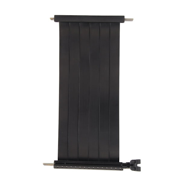 PCIE 3.0 X16 Riser-kaapeli 180 asteen korkea nopeus joustava kaksinkertainen käännetty liitin GPU-näytönohjaimen jatkokaapeli musta 30 cm / 11,8 tuumaa