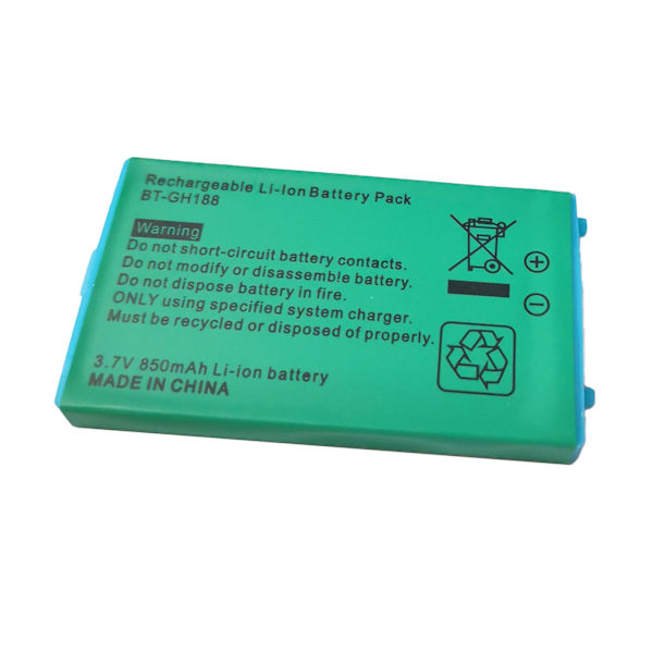 Batteripakke for GBA-utskifting 850mAh litium-ion batteri med skrutrekker for GBA SP spillkonsoller 3,7V