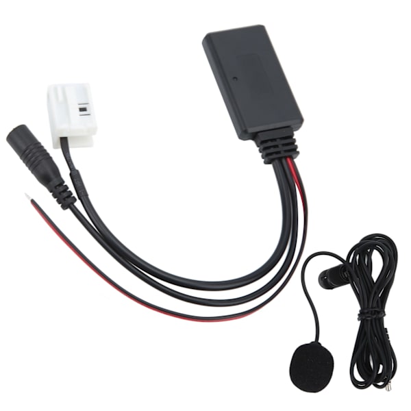 Bilradio lydindgangskabel Bluetooth 5.0 Media Aux Adapter Med Mikrofonudskiftning til A2 A3 A4 TT 2006