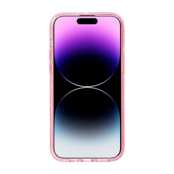 【NX】iPhone 15 Plus/14 Plus Mobilskal Glitter Magsafe - Rosa