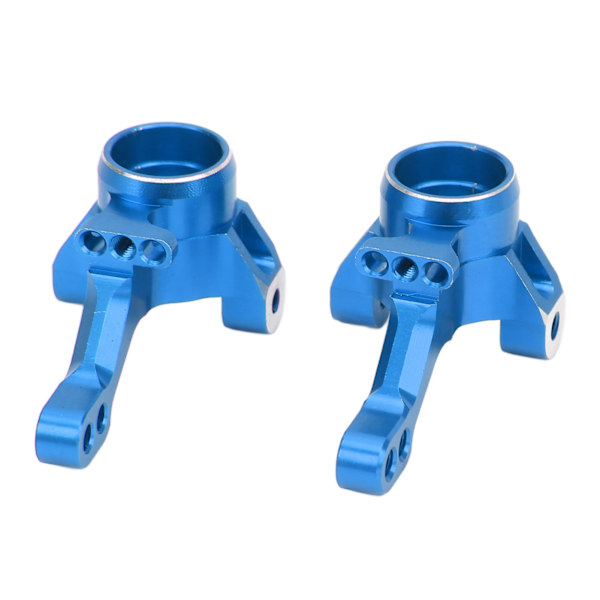 RC Bil Styringskopp Aluminiumslegering Oppgradering Knuckle Arm for Traxxas 4 Tec C8 1/10 Kjøretøy 1 Par Blå