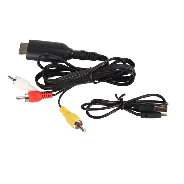 【NX】HD Multimedia Interface till RCA-omvandlare stöder 4K 30hz HD Multimedia Interface till äldre TV-adapter för bildskärmsprojektor