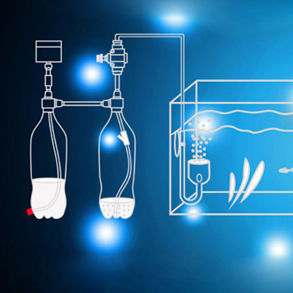 DIY CO2 Generator System Kit D201 Rörventilmätare för akvarievattenanläggningstank
