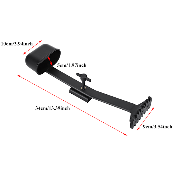 Slidstærk Plastpil Arrow Quiver Bueskyttetilbehør til Compound Bow Recurve Target Jagt