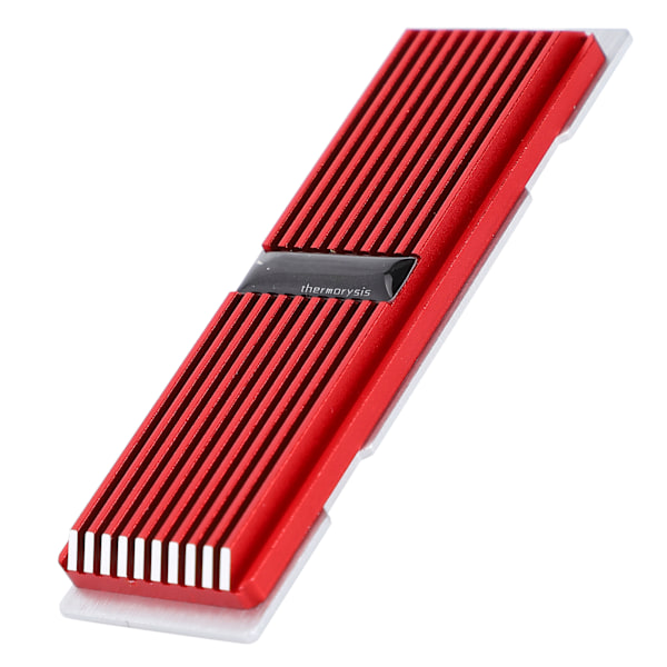 Solid State-disk Kjøleplate Termisk Pute SSD Helt i Aluminium Kjøledeler 2280 M2Red