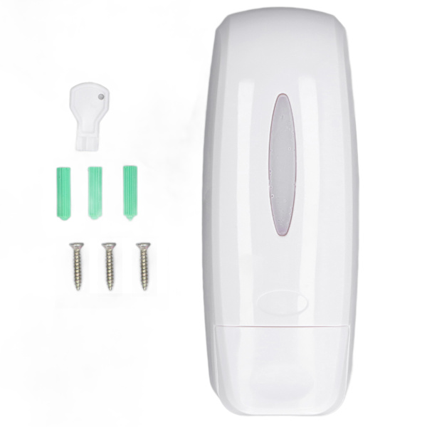 Sæbe Dispenser 360ml Håndtryk Tilstand Pladsbesparende Væghængt Manuel Shampoo Dispenser