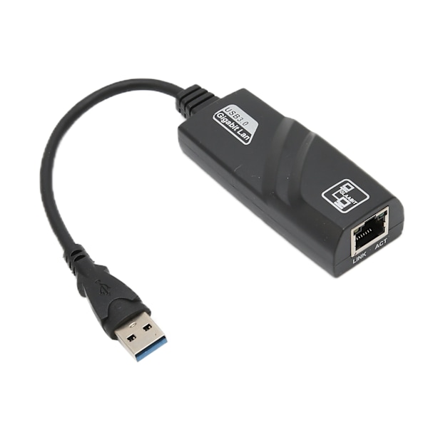 Gigabit Ethernet Adapter USB3.0 til RJ45 Auto MDIX Full Duplex Half Duplex Bred Kompatibilitet Kablet Ethernet Adapter