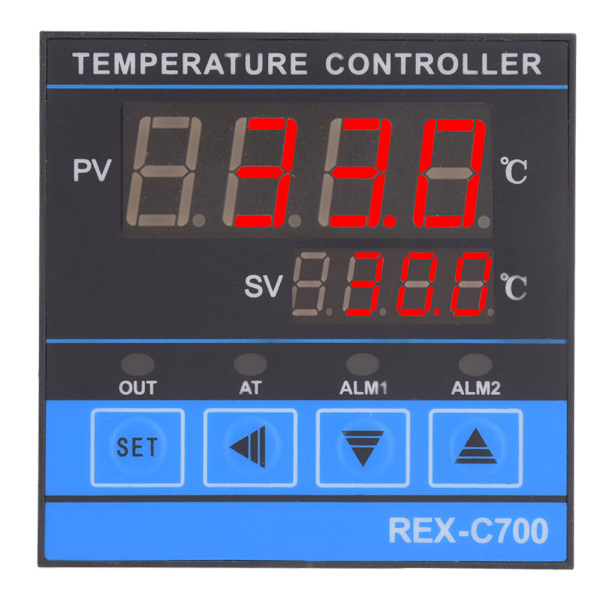 Digital temperaturregulator med høj præcision PID-styring RELAySSR Udgang 0-400℃