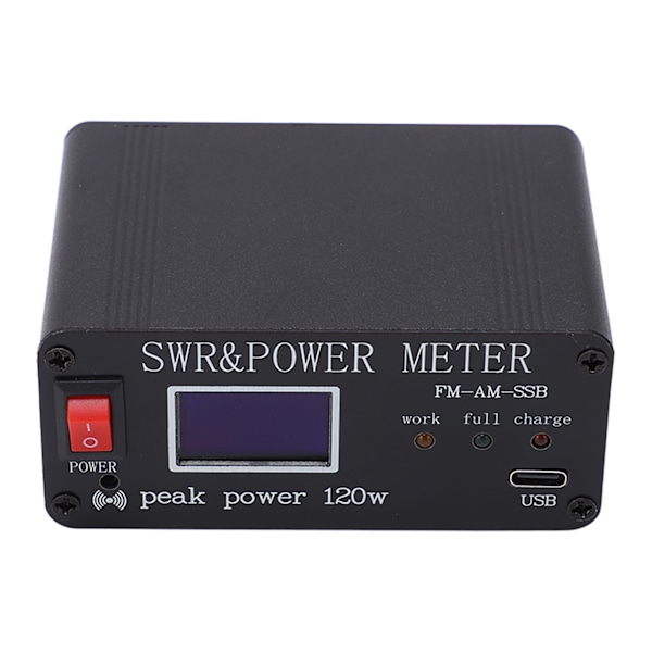Shortwave Power Standing Wavemeter SWR och Power Meter Standing Wavemeter Aluminiumlegering