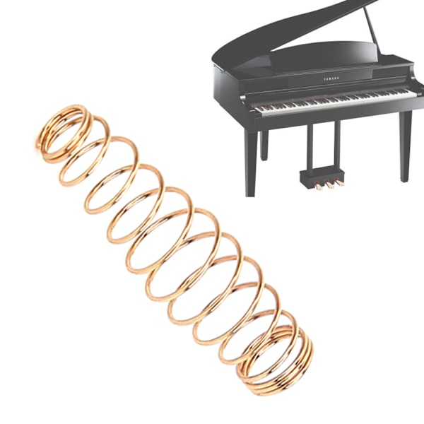 Spiralfjeder i messing til opretstående pianoreparation Instrumenttilbehør Sæt med 90 stk