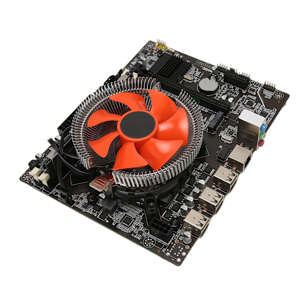 X79 Emolevärkkisetti E5 2420 CPU 8G DDR3 6 ydintä 12 säiettä Emolevärkki CPU Combo tuulettimella Kaksoisilmaisinvalo PC:lle