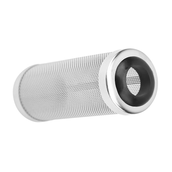 Aquarium Fish Tank Rostfritt stål Mesh Filter Net Case Cover Skydda Räkfisk (S Dia. 12mm)